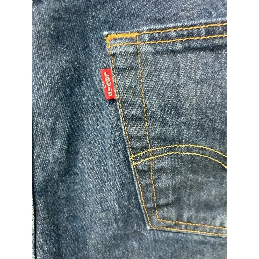 Levi's Men's 501 34x30 Original Straight Fit Jeans - Dark Wash